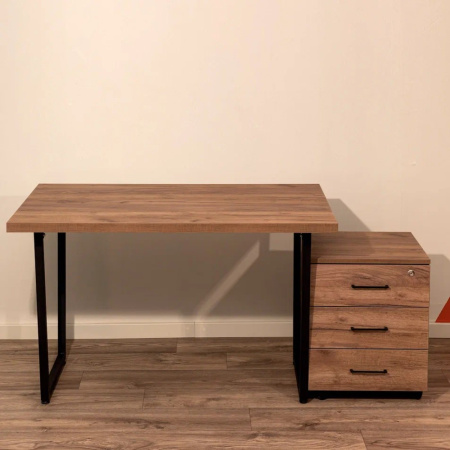 Тумба Millwood офисная подкатная, 465x450 мм, дуб табачный крафт Тумба Millwood офисная подкатная, 465x450 мм, дуб табачный крафт