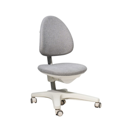 Кресло детское Ergosmart Maximus, ткань, серый, пластик, корпус белый