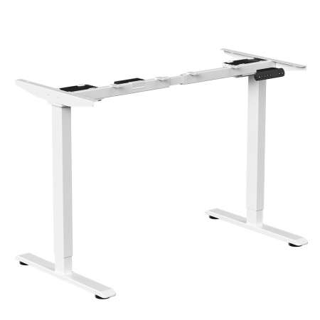 Каркас стола с электроприводом двухмоторный AOKE, Well Desk Prime, белый (AK2YJRT-TYDB2-M80-WT)