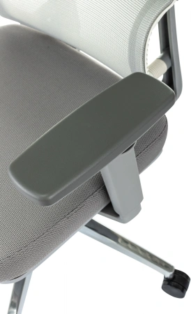 Кресло компьютерное Бюрократ MC-G715N-H, сетка, ткань, серый