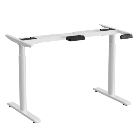 Каркас стола с электроприводом двухмоторный AOKE, Well Desk Oval, белый (AK02YJYT-ZT2-M02-WT)