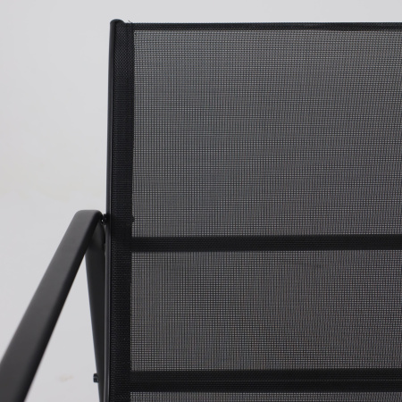 Комплект мебели садовой AksHome VERANDA (кресло 2шт, диван 1шт, стол 1шт), черный