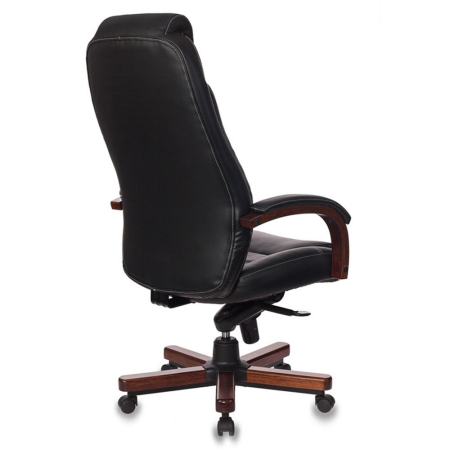 Кресло компьютерное Бюрократ T-9923WALNUT/Black, черный Кресло компьютерное Бюрократ T-9923WALNUT/Black, черный