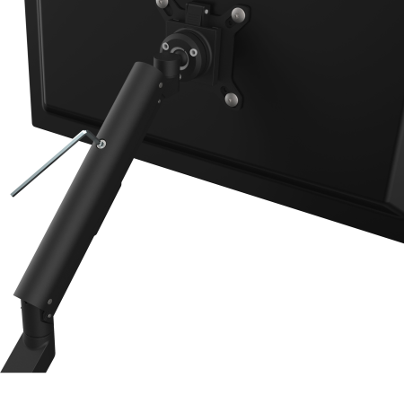 Кронштейн для монитора AOKE AK-MA02D.WH (на два монитора), черный