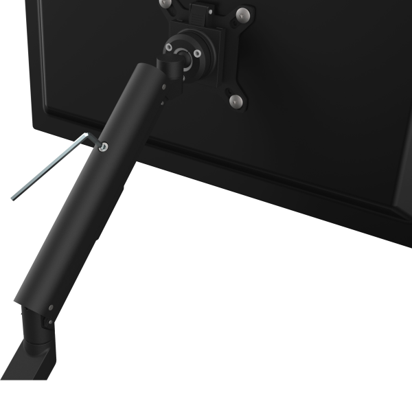 Кронштейн для монитора AOKE AK-MA02D.WH (на два монитора), черный