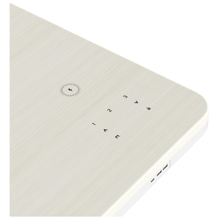 Стол с электроприводом двухмоторный AOKE HOME WOOD, цвет белый, береза