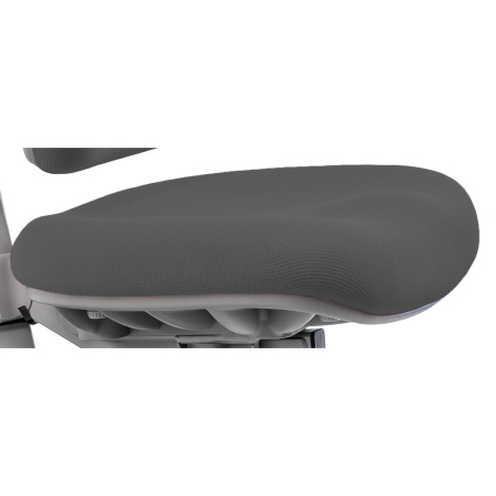 Кресло детское Comf-Pro Match Chair, ткань, серый, пластик, корпус черный, серый, с чехлом салатовым