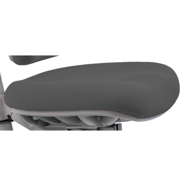 Кресло детское Comf-Pro Match Chair, ткань, серый, пластик, корпус черный, серый, с чехлом салатовым