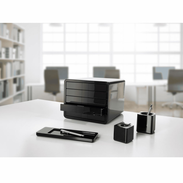 Блок из 5-и лотков закрытый Han iBox, черный