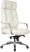 Кресло компьютерное Бюрократ DAO, кожа, белый