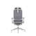 Кресло эргономичное SitZone CH-531A, ткань, ластик, серый