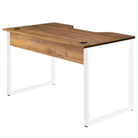 Стол компьютерный игровой Millwood Лофт Гонконг (ДТ-3), 1200x700 мм, дуб табачный крафт, белый