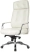 Кресло компьютерное Бюрократ DAO, кожа, белый