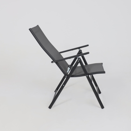 Кресло садовое AksHome CATANIA, ткань, серый, черный