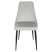 Стул Бюрократ "CH-K4_2", ткань, светло-серый, металл, комплект 2 штуки