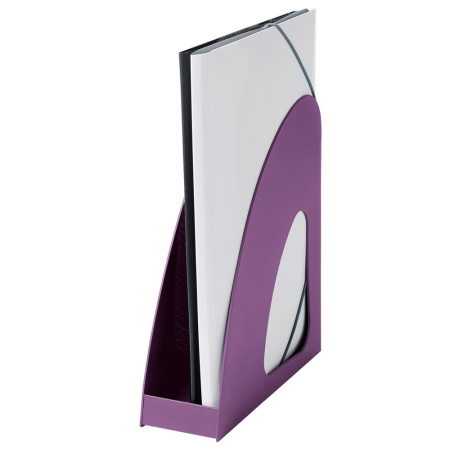 Лоток для бумаги вертикальный Re-Loop, фиолетовый