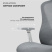 Кресло компьютерное EVOLUTION OFFICE COMFORT, ткань, сетка, пластик, черный