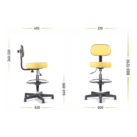 Стул Кассира UTFC со спинкой Z11, черный