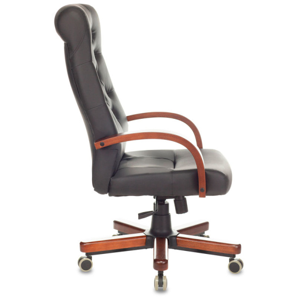 Кресло компьютерное Бюрократ T-9928WALNUT/ECO, черный Кресло компьютерное Бюрократ T-9928WALNUT/ECO, черный