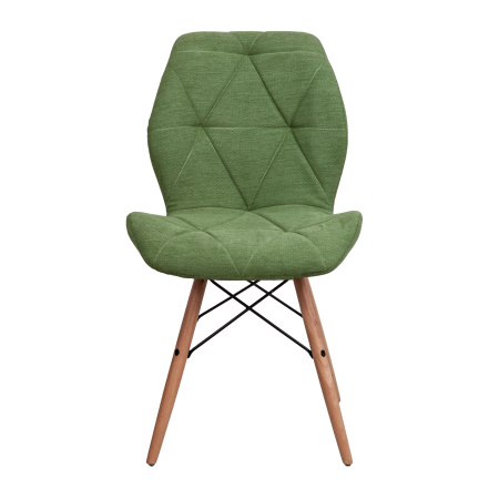 Стул AksHome RIO, ткань, зеленый
