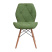 Стул AksHome RIO, ткань, зеленый