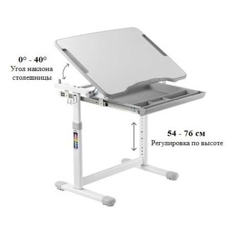 Комплект Ergosmart ученический Smart B207EDU: комплект мебели (парта и стул) B207EDU