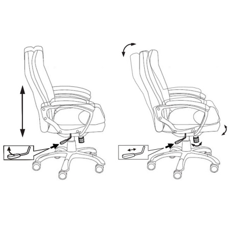 Кресло компьютерное Бюрократ CH-868N Fabric, черный