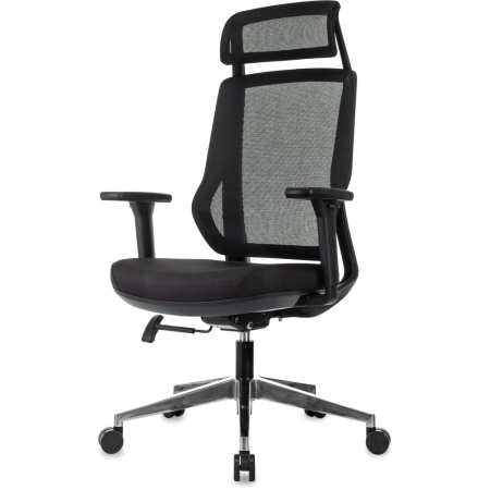 Кресло компьютерное Бюрократ MC-412N-H, сетка/ткань, черный