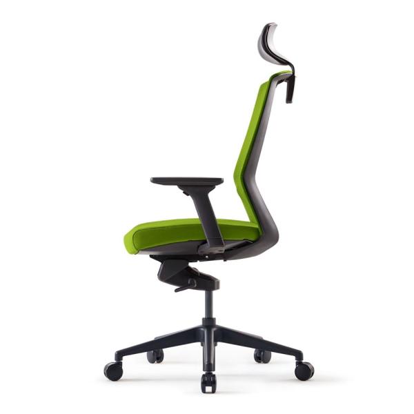 Кресло компьютерное Bestuhl J1, рама черная, зеленый