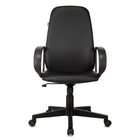 Кресло компьютерное Бюрократ CH-808AXSN, экокожа, черный