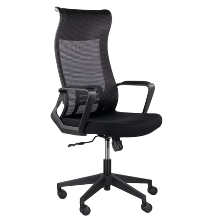 Кресло компьютерное UTFC Рекорд М-878, пластик, черный Кресло компьютерное UTFC Рекорд М-878, пластик, черный