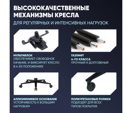 Кресло игровое BRAVE AF-2 Troll Grey ткань, серый, крестов. металл Кресло игровое BRAVE AF-2 Troll Grey ткань, серый, крестов. металл