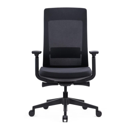 Кресло компьютерное SitZone E-VL002B, сетка, ткань, пластик, черный