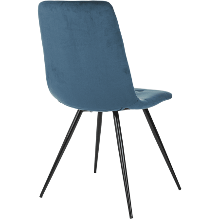 Стул Бюрократ "CH-K1_4", ткань, синий, металл, комплект 4 штуки