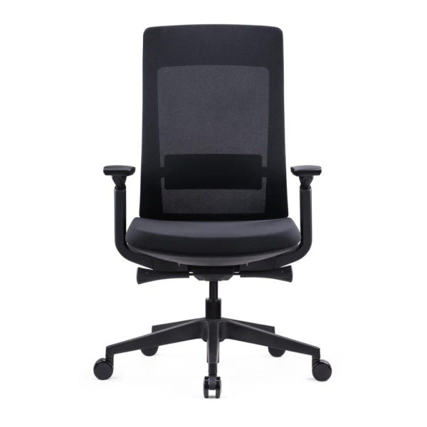 Кресло компьютерное SitZone E-VL002B, сетка, ткань, пластик, черный