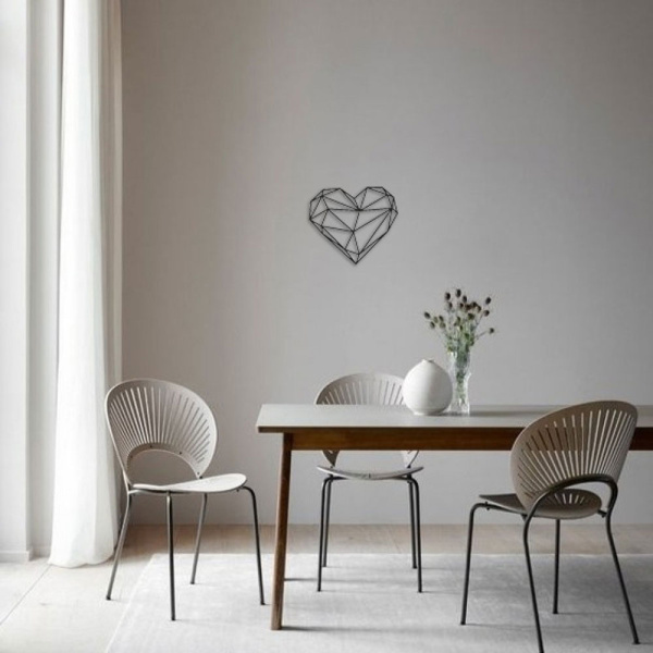 Пано настенное Woodary "2319", 38x33 см, черный Пано настенное Woodary "2319", 38x33 см, черный