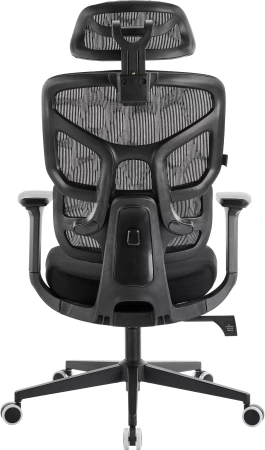 Кресло эргономичное EVERPROF Omega, Black, сетка, черный, металл, корпус черный