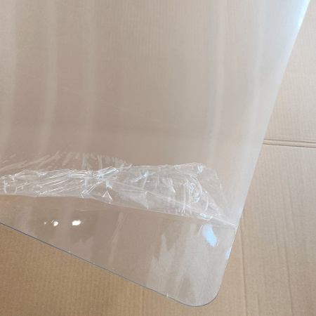 Коврик напольный защитный под кресло 1200x900x2 мм, прозрачный