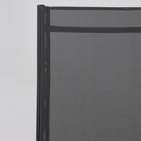 Кресло садовое AksHome CATANIA, ткань, серый, черный