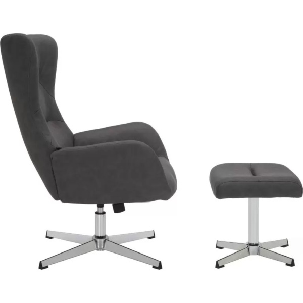 Кресло мягкое EVERPROF Apple, ткань, темно-серый Кресло мягкое EVERPROF Apple, ткань, темно-серый