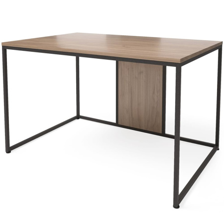 Стол письменный "DT-1", черный, табачный крафт