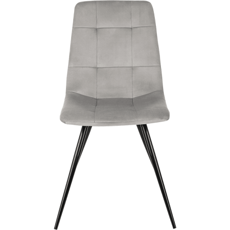 Стул Бюрократ "CH-K1_4", ткань, светло-серый, металл, комплект 4 штуки