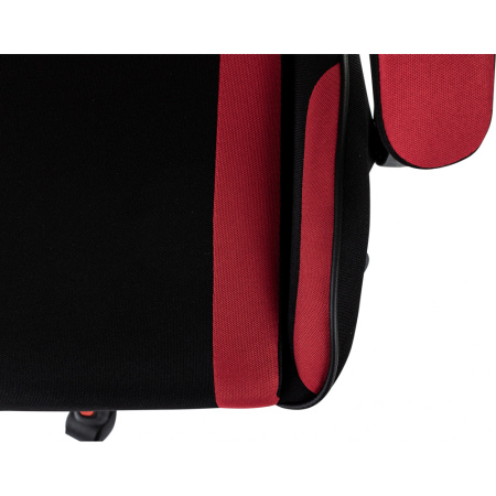 Кресло игровое Бюрократ Zombie Racer ткань, черный, красный, крестов. пластик Кресло игровое Бюрократ Zombie Racer ткань, черный, красный, крестов. пластик