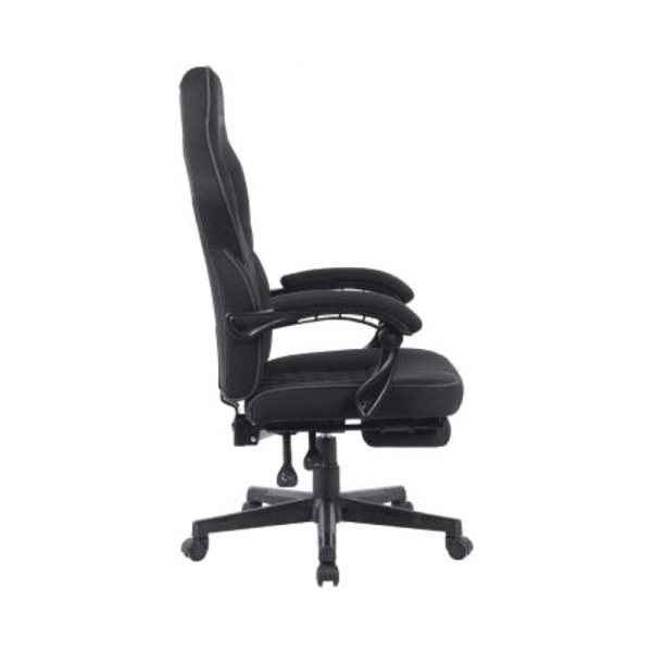 Кресло игровое BRAVE WS-5-1 Wong Black, ткань, черный
