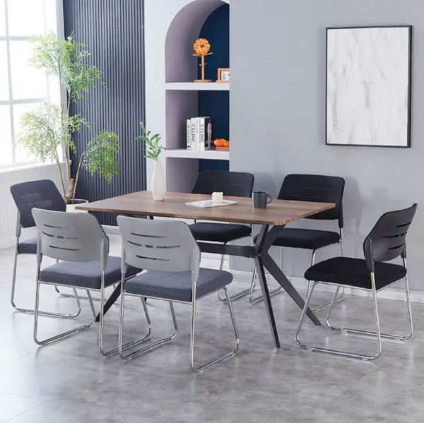 Кресло для посетителей SitUp SKY Chrome сетка, серый