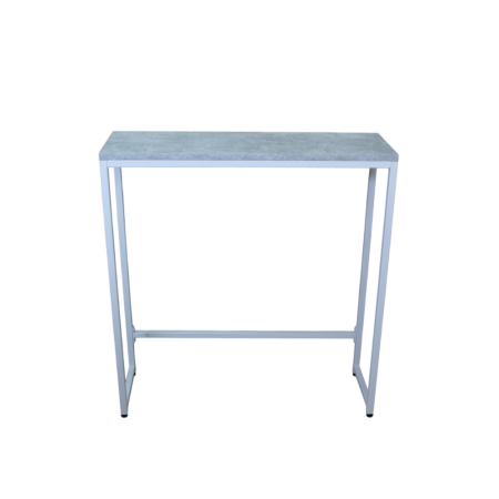 Стол консольный RION ALLERD, белый муар, Бетон