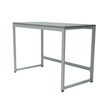 Стол письменный ALLERD RION, белый муар, Бетон