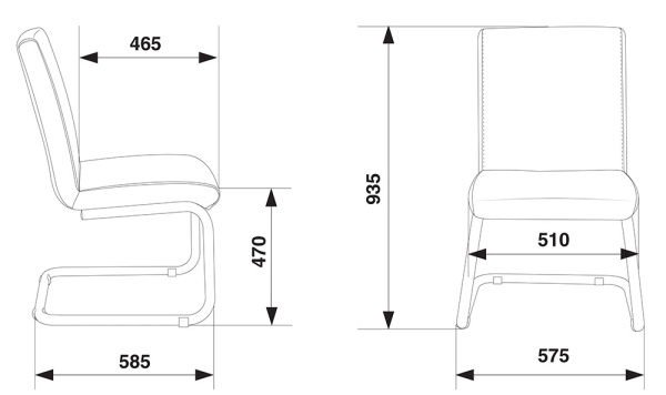 Стул бюрократ ch 250 v