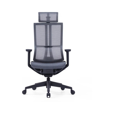 Кресло компьютерное SitZone E-303-001A-P1-BK, сетка, черный