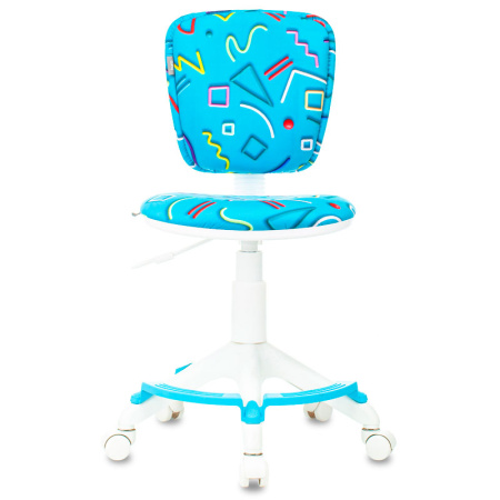 Детское компьютерное кресло Бюрократ CH-W204/F, голубой